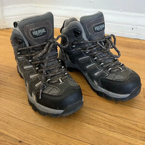 RedHead Women’s Overland Mid Waterproof Hiking Boots Black and Grey | Size 7.5